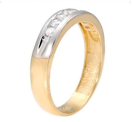 .30CT GENUINE DIAMOND CHANNEL RING SOLID 14K GOLD